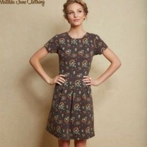 Matilda Jane Maja Ponte Knit Floral Dress Small